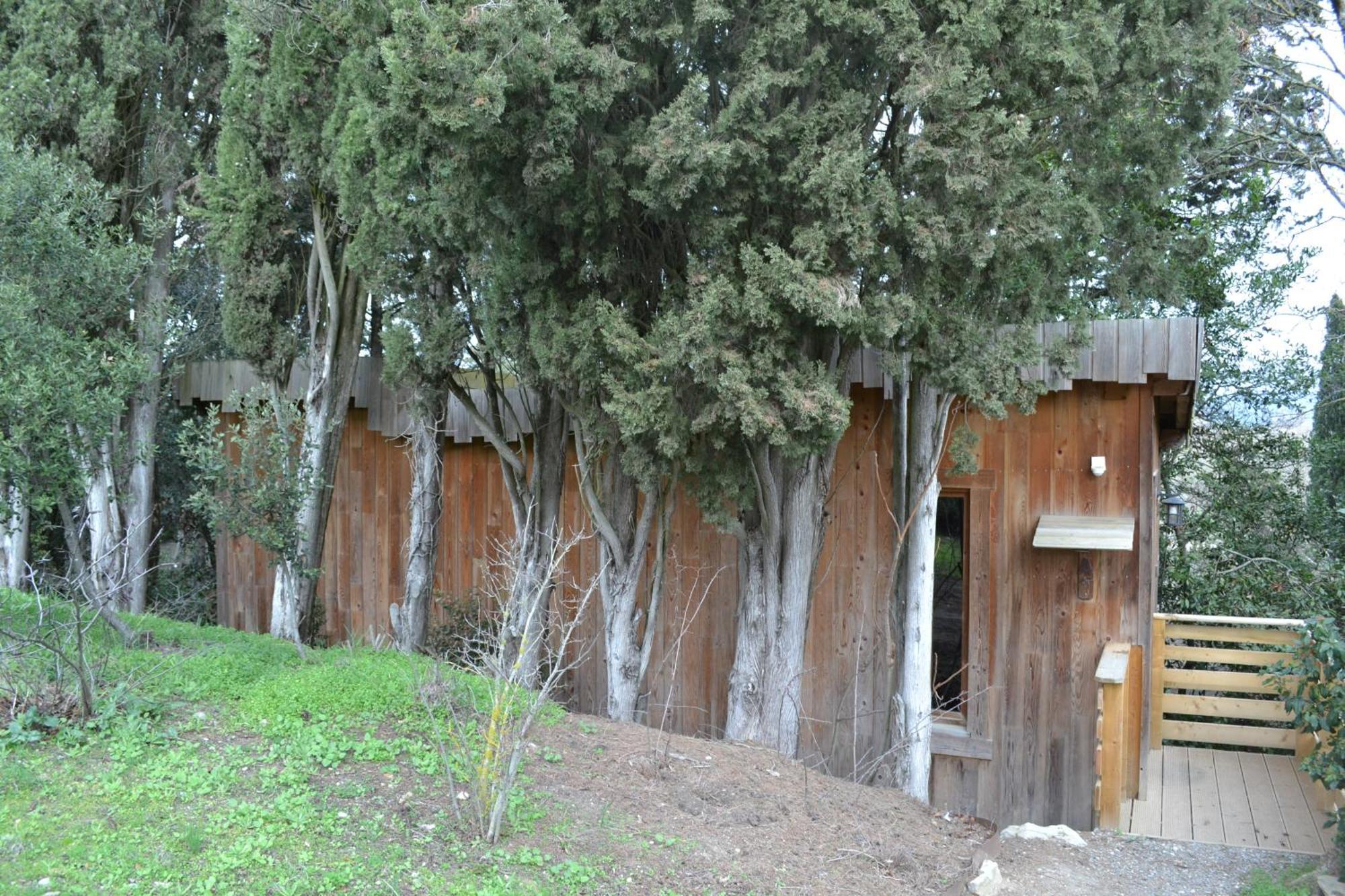 Les Cabanes Dans Les Bois Logis Hotel Villedubert Dış mekan fotoğraf