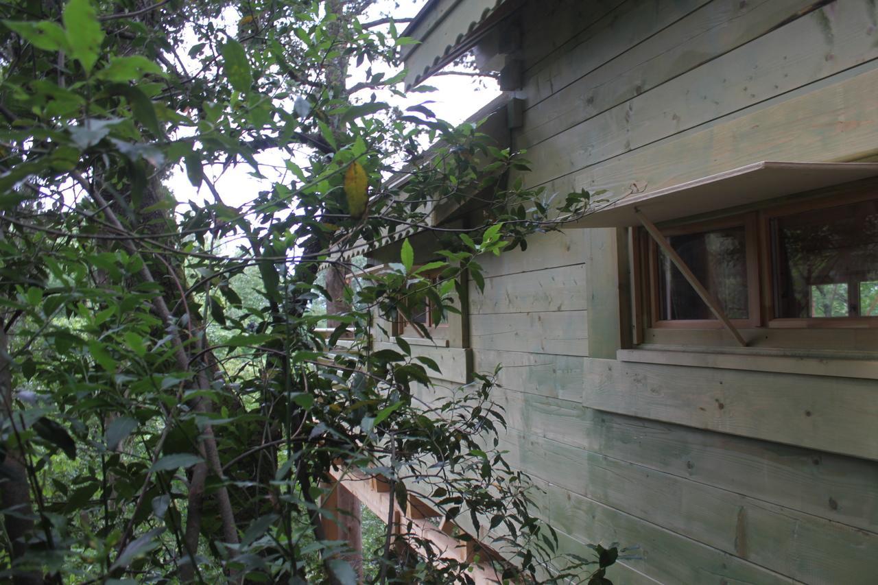 Les Cabanes Dans Les Bois Logis Hotel Villedubert Dış mekan fotoğraf