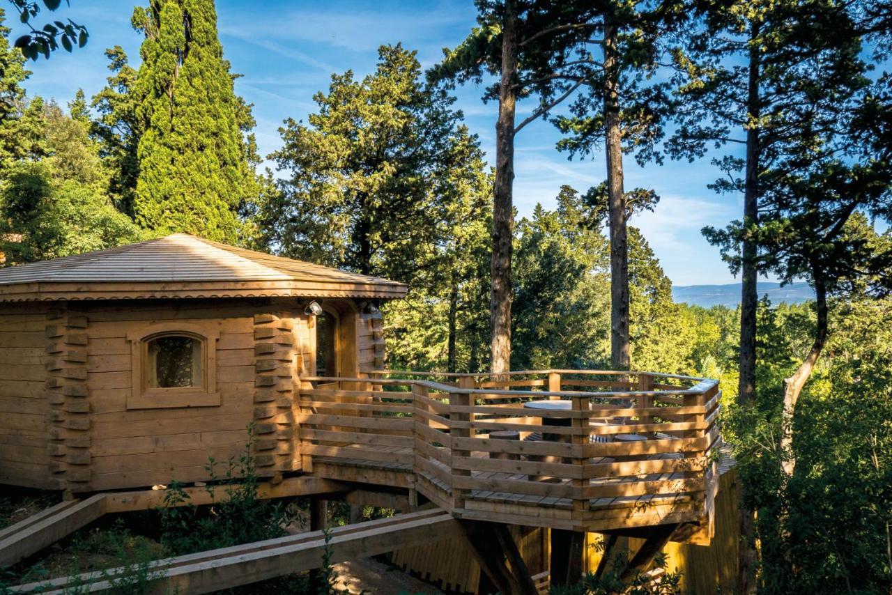 Les Cabanes Dans Les Bois Logis Hotel Villedubert Dış mekan fotoğraf