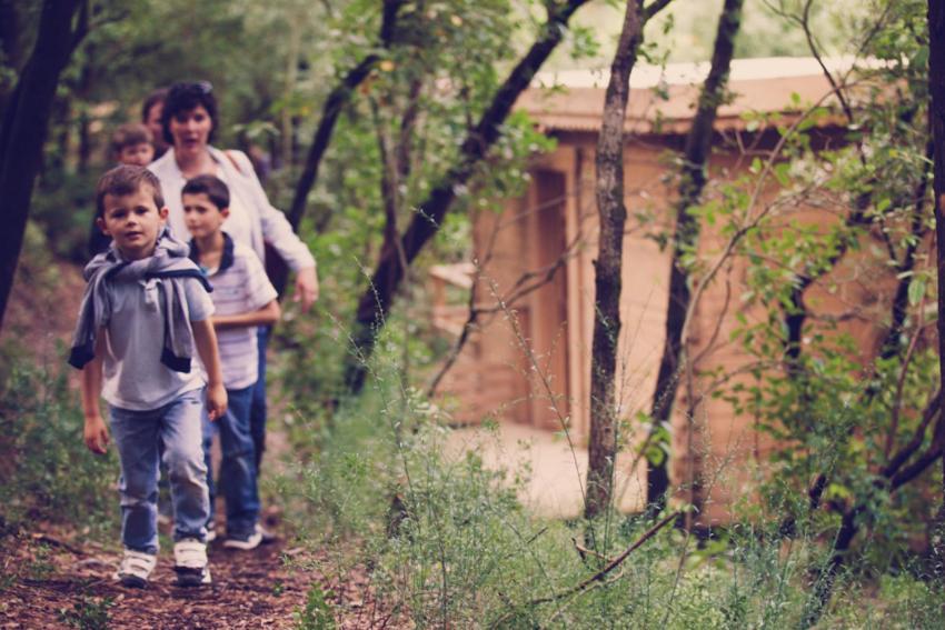 Les Cabanes Dans Les Bois Logis Hotel Villedubert Dış mekan fotoğraf